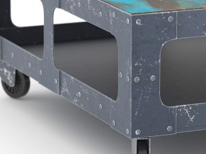coffee table loft art 3D Model