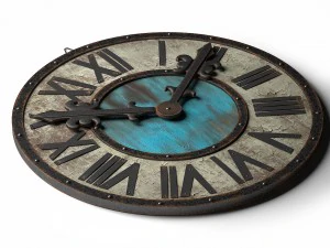 wall clock loft style t80 3D Model
