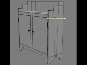 sidney dresser 3D Model