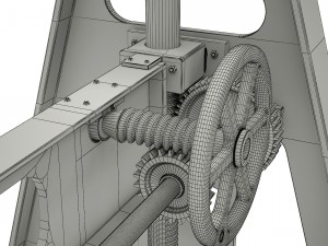 gordons adjustable table 3D-Modell