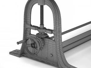 dublin adjustable table 3D Model