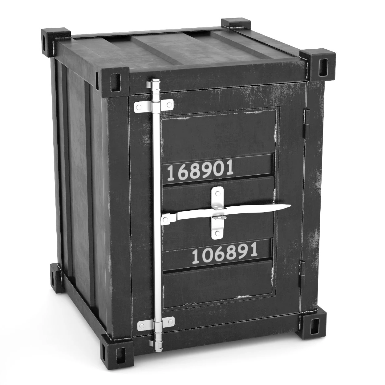 sea container cabinet 3D Model .c4d .max .obj .3ds .fbx .stl .blend 