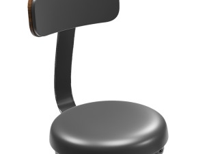 upholstered a frame bar chair Model 3D