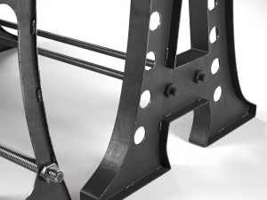 a frame dining table Modello 3D
