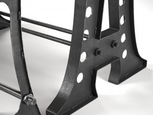 a frame dining table Modello 3D