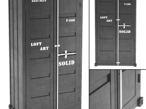 sea container wardrobe 3D Model