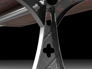 quatre dining table in the industrial style Modelo 3D