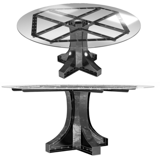 liberty dining and bar height in the industrial st 3D Model .c4d .max .obj .3ds .fbx .stl .blend 