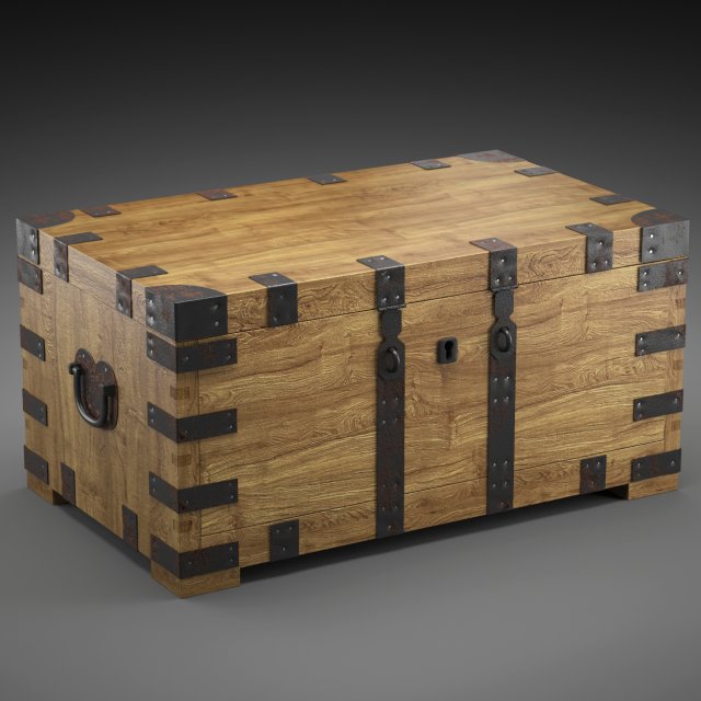 chest-coffee table Model 3D .c4d .max .obj .3ds .fbx .stl .blend 