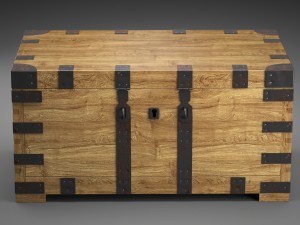 chest-coffee table Model 3D