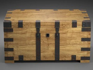chest-coffee table 3D Model
