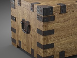 chest-coffee table Model 3D