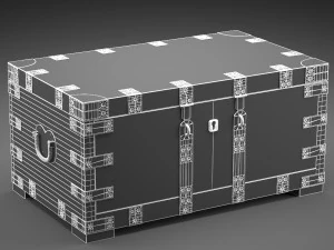 chest-coffee table 3D Model