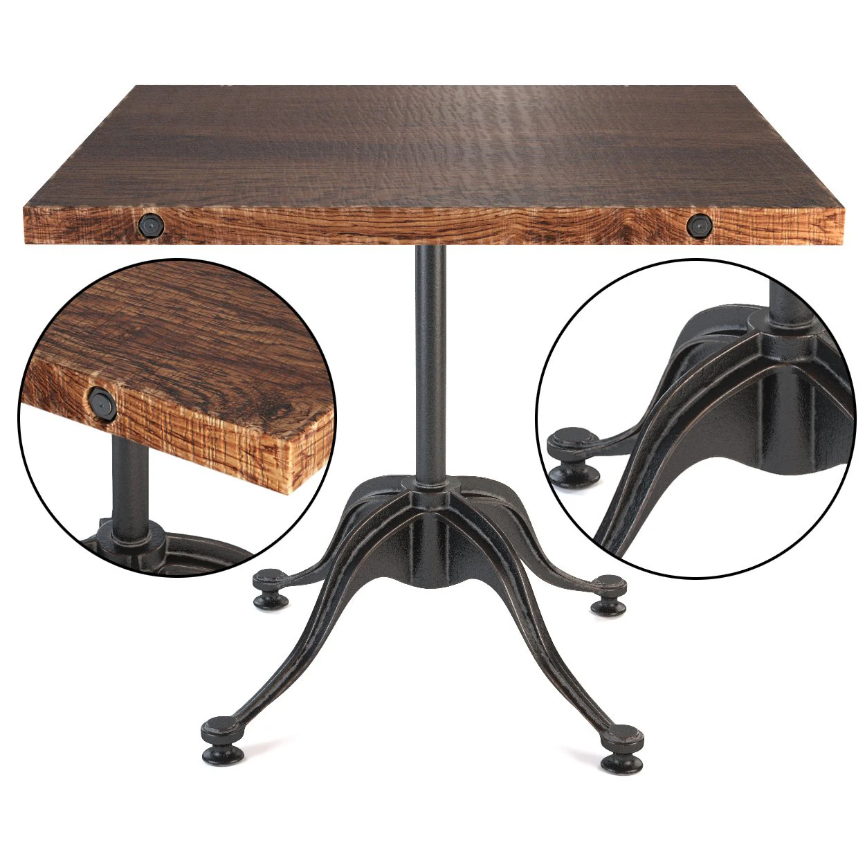 v42 bistro table large 3D Model .c4d .max .obj .3ds .fbx .stl .blend 