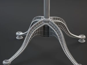 v42 bistro table large 3D Model