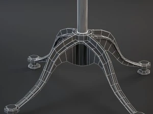 v42 bistro table large 3D Model