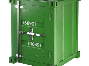 sea container cabinet 4 colors 3D 모델