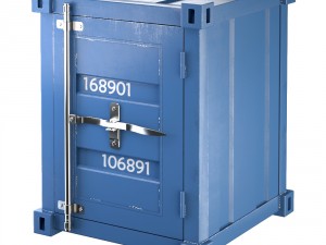 sea container cabinet 4 colors 3D 모델