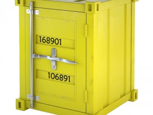 sea container cabinet 4 colors 3D 모델