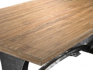 roberto dining table and bench 3D Model