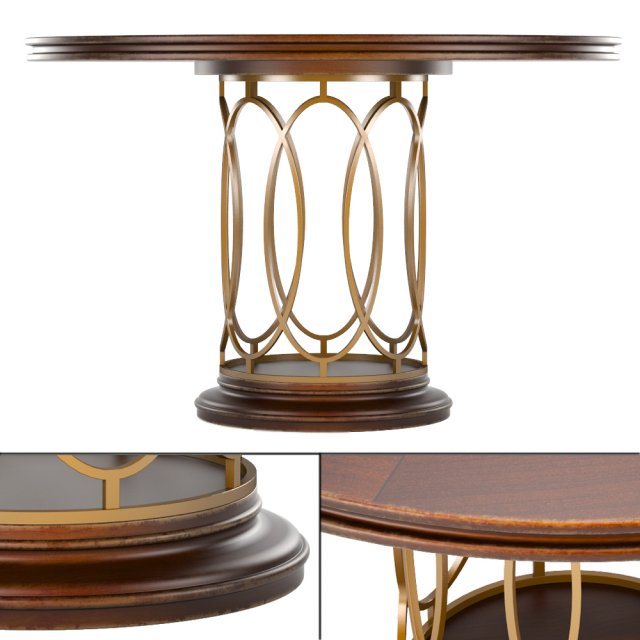 avalon heights-neo deco pedestal table 3D 모델 .c4d .max .obj .3ds .fbx .stl .blend 