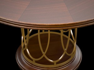 avalon heights-neo deco pedestal table 3D 모델