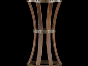 european farmhouse-winemaker tasting table Model 3D