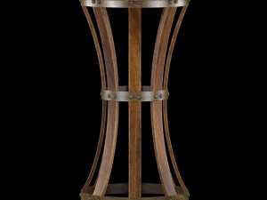 european farmhouse-winemaker tasting table Model 3D