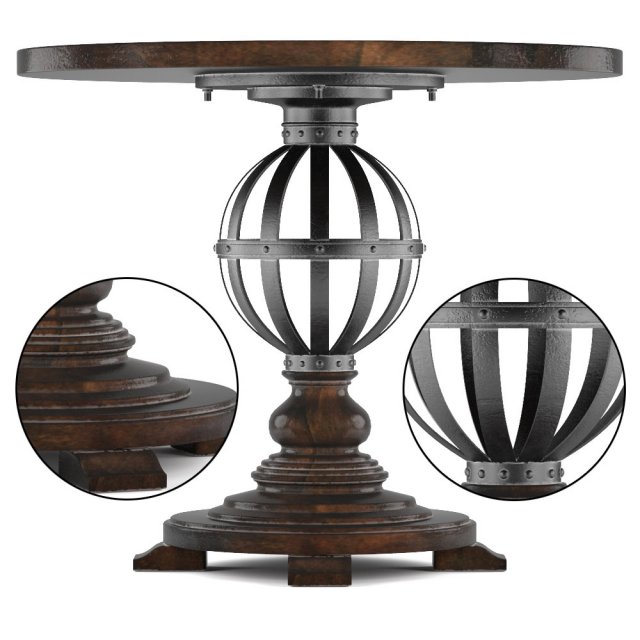 european farmhouse-provencal gardens table 3D Model .c4d .max .obj .3ds .fbx .stl .blend 