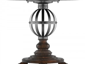 european farmhouse-provencal gardens table 3D Model