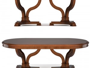 avalon heights-art epoch pedestal table 3D Model