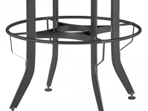 industrial vintage bar stool black Modèle 3D