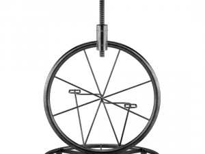 charles bicycle wheel adjustable bar stool Modello 3D