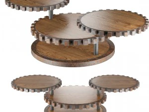 sprockets end table 3D Model