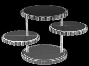 sprockets end table 3D Model