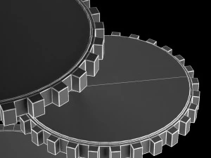 sprockets end table 3D Model