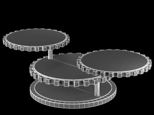 sprockets end table 3D Model