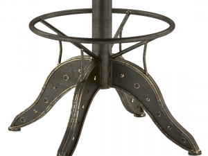 the aero industrial design steel bar stool 3D Модель