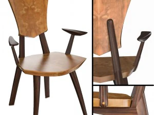 велике лілійне крісло 3D Модель