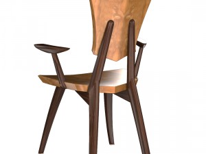 grand lily armchair 3Dモデル