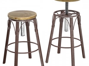 bayshore pub table set Modèle 3D