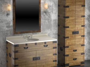 heirloom silver a washbasin and cupboard rh 3D Model