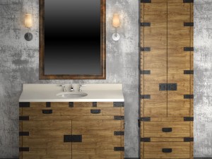 heirloom silver a washbasin and cupboard rh 3D 모델