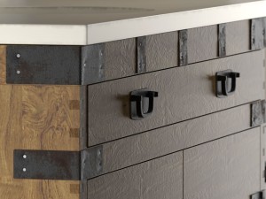 heirloom silver a washbasin and cupboard rh 3D 모델