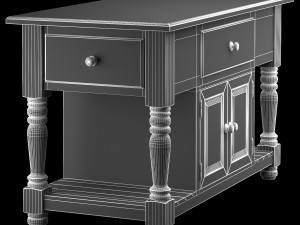 vivien kitchen island Modello 3D