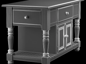 vivien kitchen island 3D Model