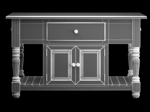 vivien kitchen island 3D Model