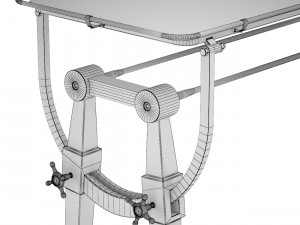 go home charting table Model 3D