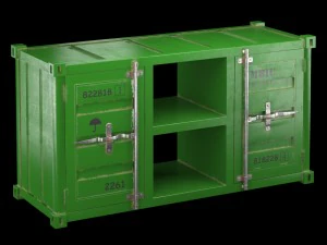 loft concept loft-concept tv cabinet dresser iron 3D Model