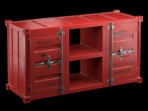 loft concept loft-concept tv cabinet dresser iron 3D Model